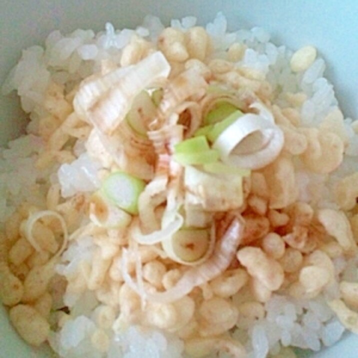 天かすとねぎとめんつゆのご飯 レシピ 作り方 By Mimu 楽天レシピ